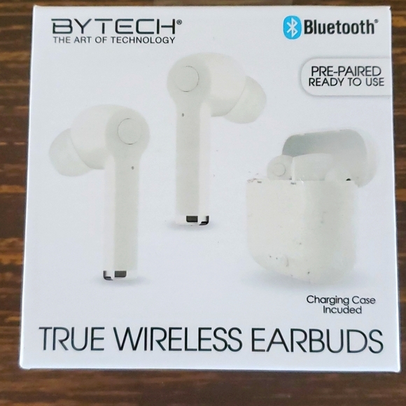 BYTECH Auto Pairing True Wireless earbuds With Compact Charge Case White - Picture 5 of 5